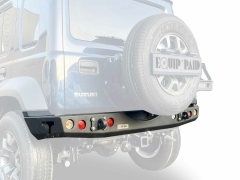 PARECHOCS ARRIERE AVEC SUPPORT DE ROUE DE SECOURS POUR SUZUKI JIMNY - POSE INCLUSE