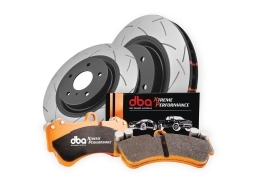 KIT COMBO DBA : DISQUES DE FREIN AVANT 4000 SERIES T3 338MM + JEU PLAQUETTES DE FREIN ARRIERE XTREM PERFORMANCE POUR TOYOTA HILUX GR