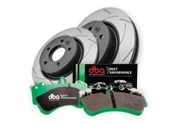 KIT COMBO DBA : DISQUES AVANT STREET SERIES T2 338MM + JEU PLAQUETTES DE FREIN AVANT STREET PERFORMANCE POUR TOYOTA HILUX GR