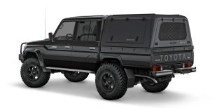 HARDTOP RSI EVO COMMERCIAL NOIR MAT POUR TOYOTA LAND CRUISER 79 DOUBLE CABINE