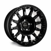 JANTE ALUMINIUM RENFORCEE ATLAS NK NOIR BRILLANT 8x17" ET 30 POUR JEEP WRANGLER JL / JT