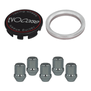 KIT VISSERIE 1/2 NOIR ET CACHE MOYEU (POUR UNE JANTE)