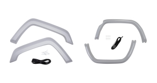 Kit d’élargisseurs d’ailes avant et arrière ARB à peindre – Toyota Land Cruiser 78 double réservoir (2024+)