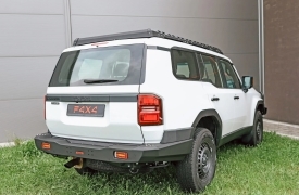 Pare-chocs arrière de remplacement F4x4 en aluminium pour Toyota Land Cruiser J250 Prado (2024+)