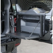 Tablette porte arrière pliante en acier Ruuud pour Land Rover Defender (2020+)