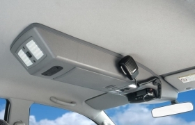 CONSOLE DE TOIT LONGITUDINALE ARB POUR TOYOTA HILUX REVO DOUBLE ET EXTRA CABINE DE 2021 A 2026 AVEC BOUTON SOS