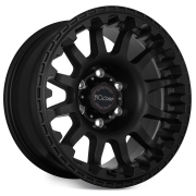 Jante Atlas NK Noir mat 8x17" ET-40 pour Nissan Patrol  II GR (1997-2009)
