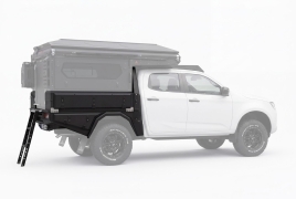 Kit plateau australien Alublack avec coffres de rangement compatible ModCAP pour Isuzu D-Max 2023+ double cabine