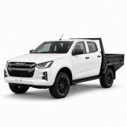 Kit plateau australien avec ridelles Alublack pour Isuzu D-Max 2023+ double cabine