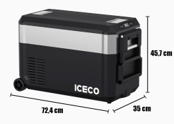 Réfrigérateur-congélateur ICECO JP40 Pro 40L simple compartiment noir
