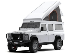 toit relevable alu-cab icarus blanc pour land rover defender 110