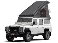 Toit relevable Alu-Cab Icarus noir pour Land Rover Defender 110