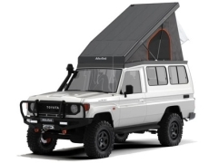 Toit relevable Alu-Cab Hercules G2 noir pour Toyota Land Cruiser 75 & 78
