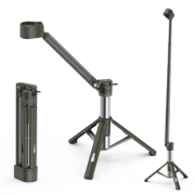 Lampe télescopique d'extérieur LED OuTask TD-2 vert