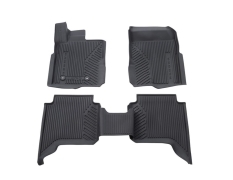 Jeu de tapis en caoutchouc avant et arrière pour Ford Ranger double cabine et Ranger Raptor 2022+