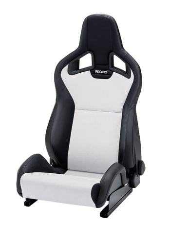 SIEGE RECARO SPORTSTER CS AVEC PACK CLIMAT ET AIRBAG DINAMICA ARGENT / SIMILI CUIR NOIR