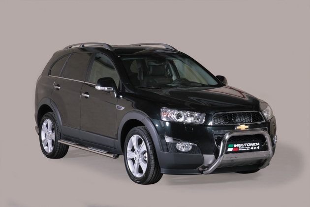 PROTECTION AVANT TUBULAIRE 63MM INOX HOMOLOGUEE CE POUR CHEVROLET CAPTIVA A PARTIR DE 2011