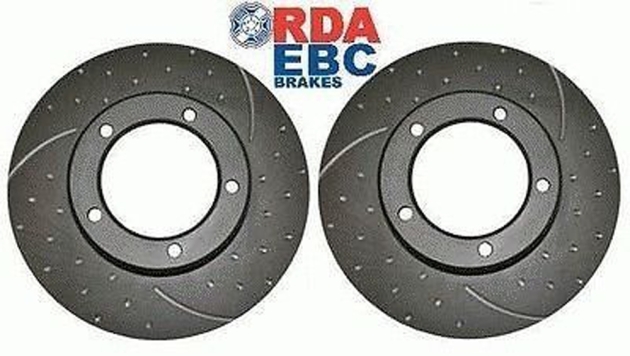 DISQUE de FREIN Arrière Rainuré/Pointé RDA