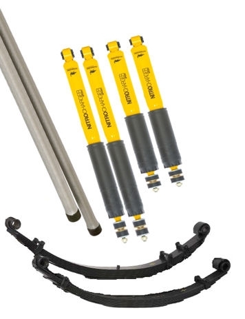 KIT DE SUSPENSION OME NITROCHARGER PLUS REHAUSSE +40/50MM TARAGE +400KG POUR MAZDA BT-50  1 TONNE 12/2006-2011 TOUS MODELES