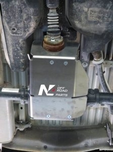 BLINDAGE DE NEZ DE PONT ARRIERE N4 6MM POUR VOLKSWAGEN CADDY 4MOTION 2015-2020