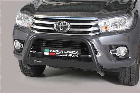 PROTECTION AVANT TUBULAIRE 63MM INOX HOMOLOGUEE CE POUR TOYOTA HILUX A PARTIR DE 2016-2020