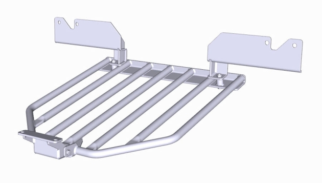 BLINDAGE ARRIERE ET ROUE DE SECOURS ALUMINIUM 6MM POUR LANDROVER DISCOVERY V