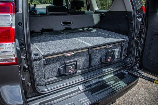 AMENAGEMENT INTERIEUR ARB DOUBLE TIROIR POUR TOYOTA KDJ120 5 PORTES AVEC CLIM ARRIERE 