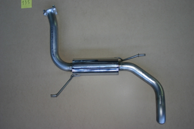 ECHAPPEMENT INOX : EURO 4 SILENCIEUX ARRIERE SORTIE A DROITE POUR MITSUBISHI PAJERO IV DID 3 PORTES DE 2006-2010 3.2L TD 200HP