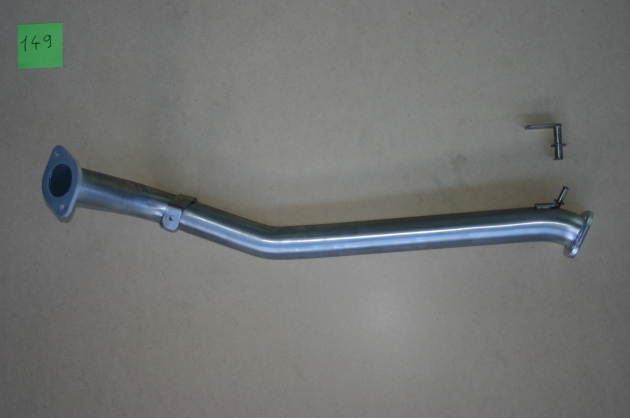 ECHAPPEMENT INOX : INTERMEDIAIRE 60MM SANS SILENCIEUX POUR NISSAN PATROL GR Y60 DE 1988-1997 2.8L TD 6 CYL.