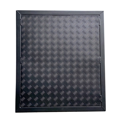 Alu-Cab Canopy Camper Rear Door in Black