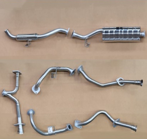 LIGNE D'ECHAPPEMENT INOX COMPLETE POUR TOYOTA LAND CRUISER GRJ79 V6 4.0L