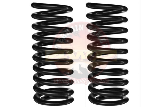 RESSORTS HELICOIDAUX ARRIERE TERRAIN TAMER REHAUSSE +40MM  TARAGE +300G/+500KG   POUR TOYOTA LANDCRUISER PRADO SERIES 90/95