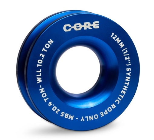 POULIE DE RENVOI CORDE SYNTHETIQUE 98MM (DONUT) BLEU 20.4 TONNES