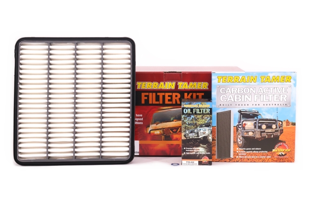 KIT 4 FILTRES TERRAIN TAMER POUR TOYOTA TUNDRA 1URFE 4.6L ESSENCE 2007-2021