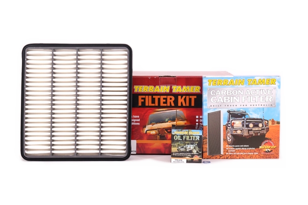 KIT 4 FILTRES TERRAIN TAMER POUR TOYOTA TUNDRA 2UZFE 4.7L ESSENCE 2007-2021