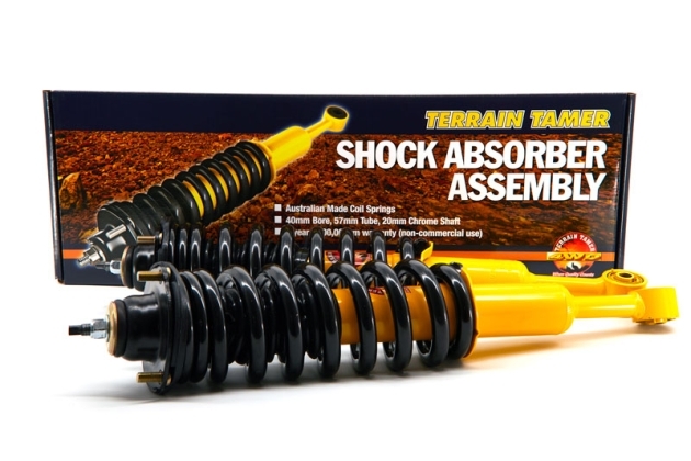 COMBINES RESSORTS/AMORTISSEURS AVANT PREMONTES TERRAIN TAMER REHAUSSE +30/40MM TARAGE +100KG POUR TOYOTA LANDCRUISER GRJ GDJ 150