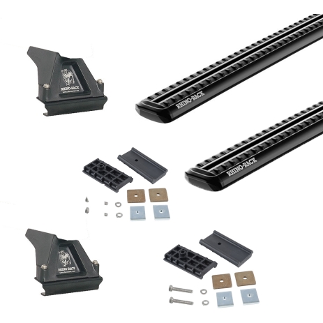 KIT 4 BARRES DE TOIT SPORTZ NOIRES 1800 MM POUR FIAT DUCATO, CITROEN JUMPER ET PEUGEO BOXER (AVEC PIEDS RLTFMS)