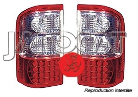 KIT 2 FEUX ARRIERE MULTIFONTION A LED POUR NISSAN PATROL GR Y61 AVANT 2005