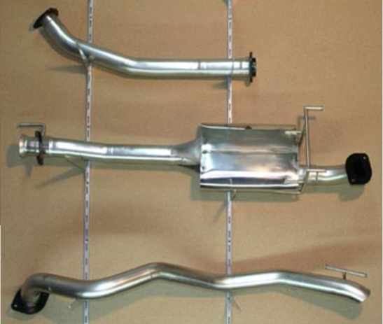 LIGNE ECHAPPEMENT COMPLETE INOX POUR TOYOTA KZJ90 3 PORTES 