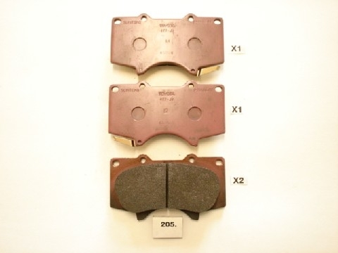 PLAQUETTES DE FREIN AVANT EBC ULTIMAX POUR NISSAN 164MM