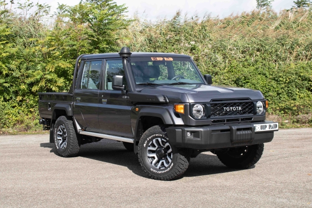 TOYOTA LAND CRUISER GRJ79 V6 4.0L ESSENCE BVA6 DOUBLE CABINE 4 PLACES GRIS VX LIMITED TOUTES OPTIONS