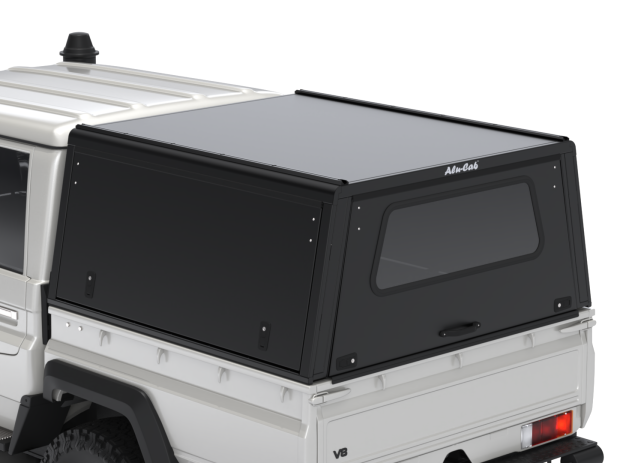6. Toyota - Land Cruiser 79 - Explorer Canopy - Smooth - Rear34 Close.png