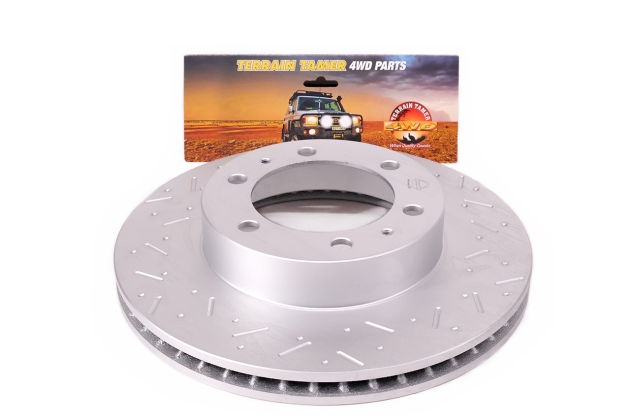 DISQUE DE FREIN AVANT POINTÉ / RAINURÉ TERRAIN TAMER DIAMETRE 318MM POUR TOYOTA TACOMA