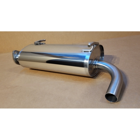 ECHAPPEMENT INOX : SILENCIEUX ARRIÈRE AVEC TUBE DE SORTIE POUR SUZUKI JIMNY 1.3L 2000-2018