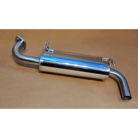 ECHAPPEMENT INOX : SILENCIEUX ARRIÈRE AVEC TUBE DE SORTIE POUR SUZUKI JIMNY DDIS 1.5L DCI 2004-2011