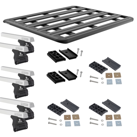 KIT GALERIE DE TOIT RHINO RACK 2100X1430MM POUR TOYOTA LANDCRUISER 95 LONG