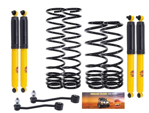 KIT DE SUSPENSION TERRAIN TAMER REHAUSSE +40/50MM POUR JEEP WRANGLER JL