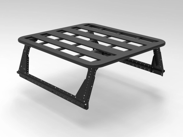 MULTI RACK SYSTEM HAUT TECHNIC OFFROAD POUR PICK UP DOUBLE CABINE AVEC GALERIE DE TOIT RHINO RACK PIONEER 6 1500 X 1380 MM