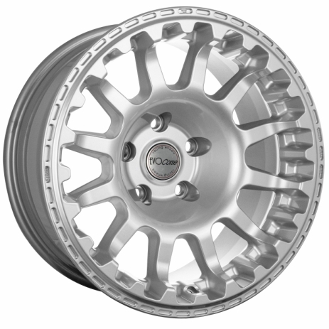 JANTE ALUMINIUM RENFORCEE ATLAS NK SILVER 8x17" ET 30 POUR JEEP WRANGLER JL / JT