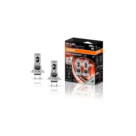 KIT DE DEUX LAMPES NIGHT BREAKER OSRAM H7 450